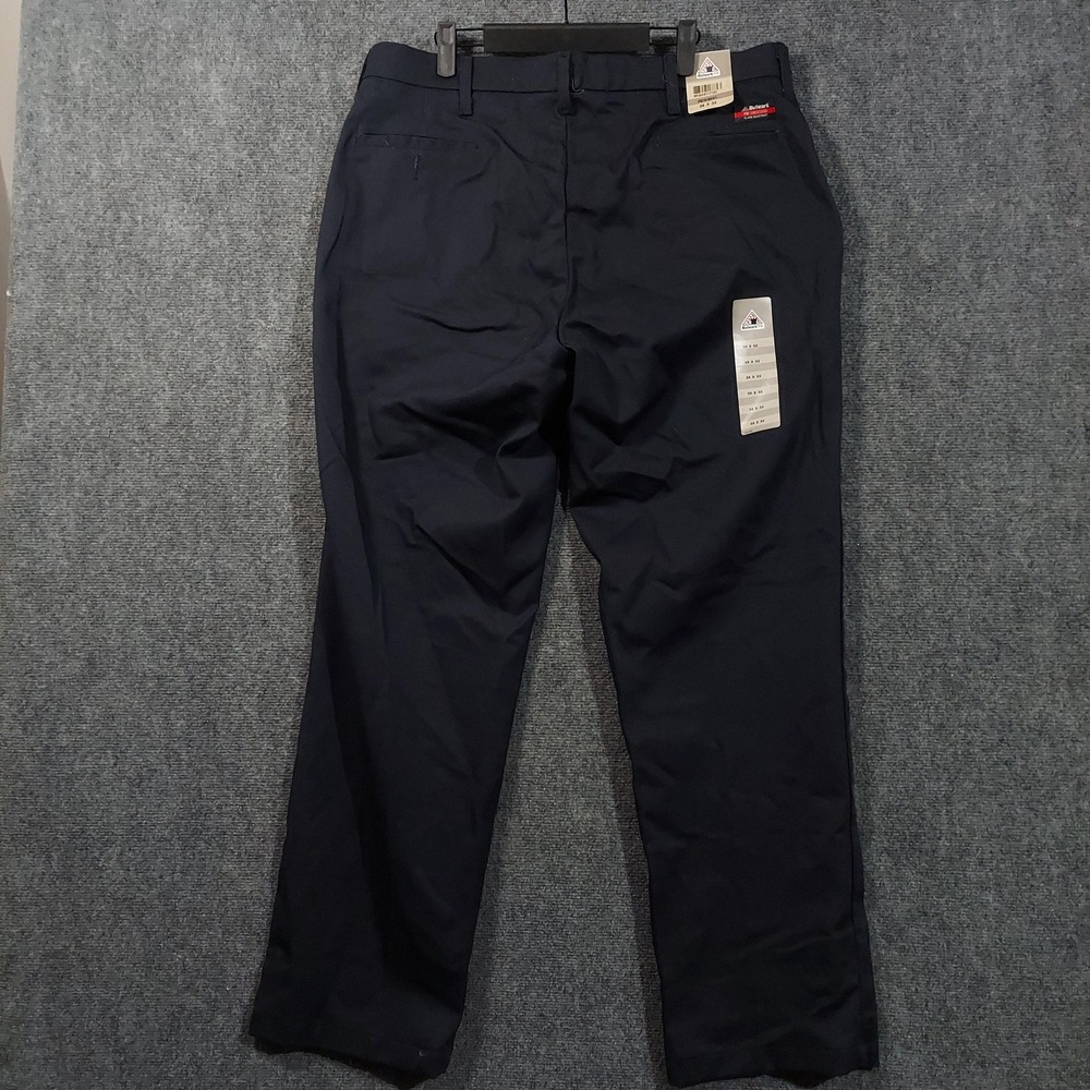 Bulwark FR Pants Mens 38x32 Navy‎ Flame Resistant FR CAT 2 NFPA 2112 PEW2NV1